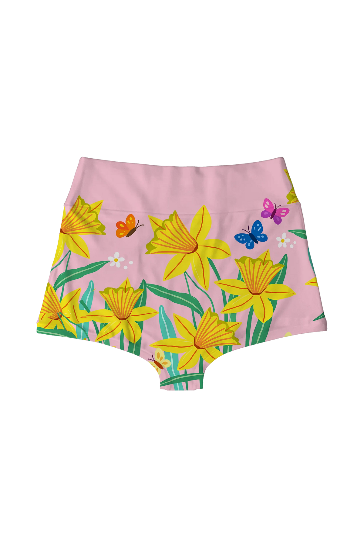 Sunny Daffodils highwaist, back view