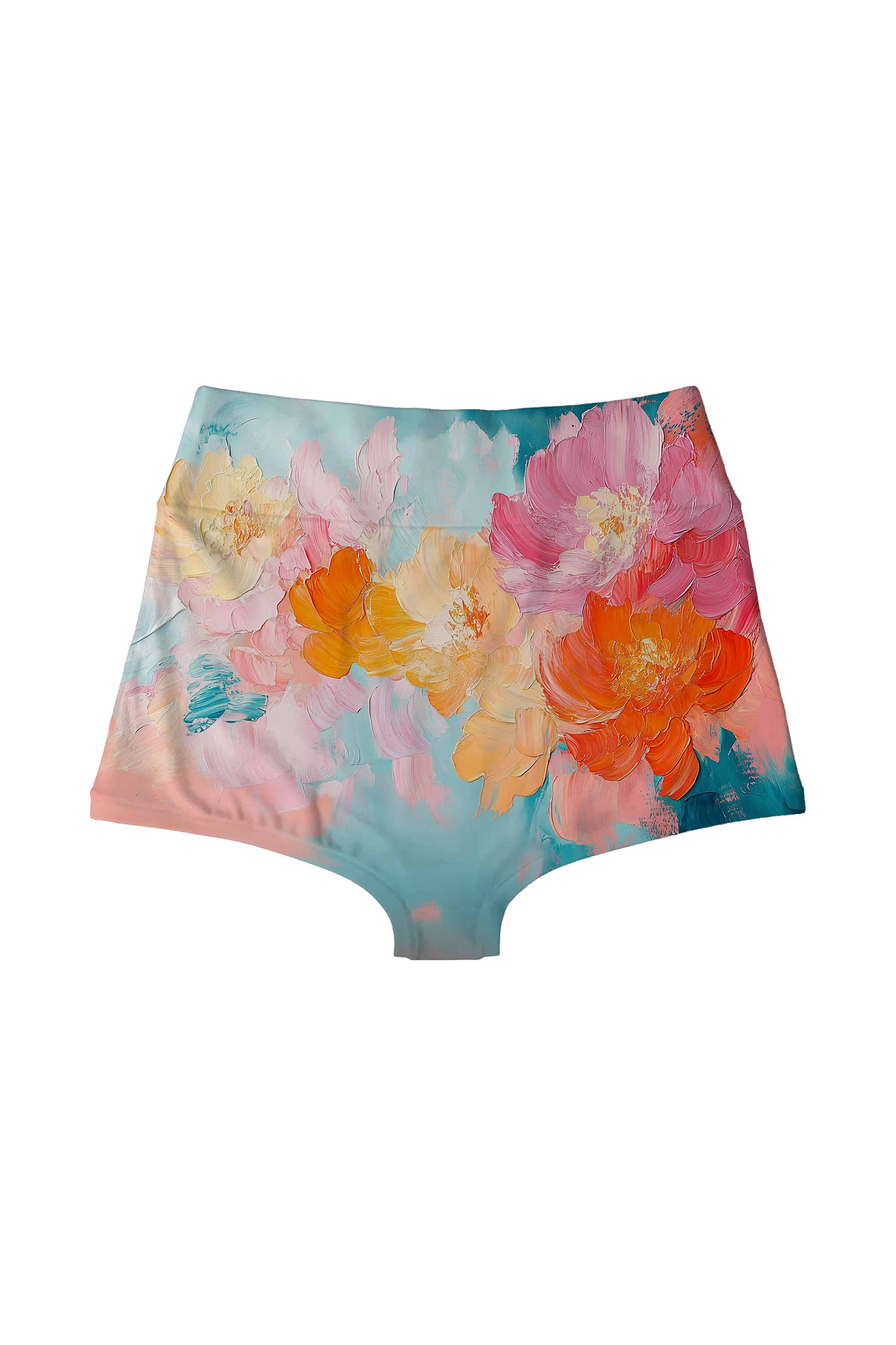 Painted Peony Dream highwaist, back view