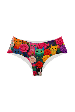 Hipster - Rainbow Cats and Roses