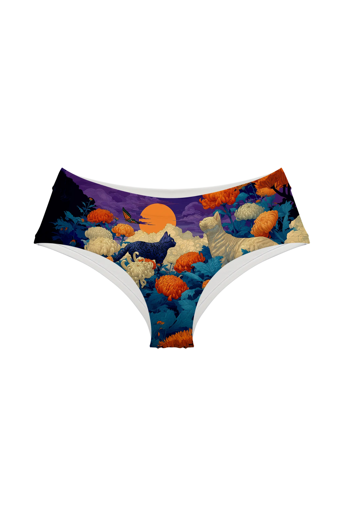 Chrysanthemum Moon Cats hipster, front view