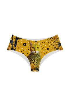 Hipster - Golden Polka Cat