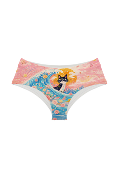 Hipster - Ocean Wave Cat