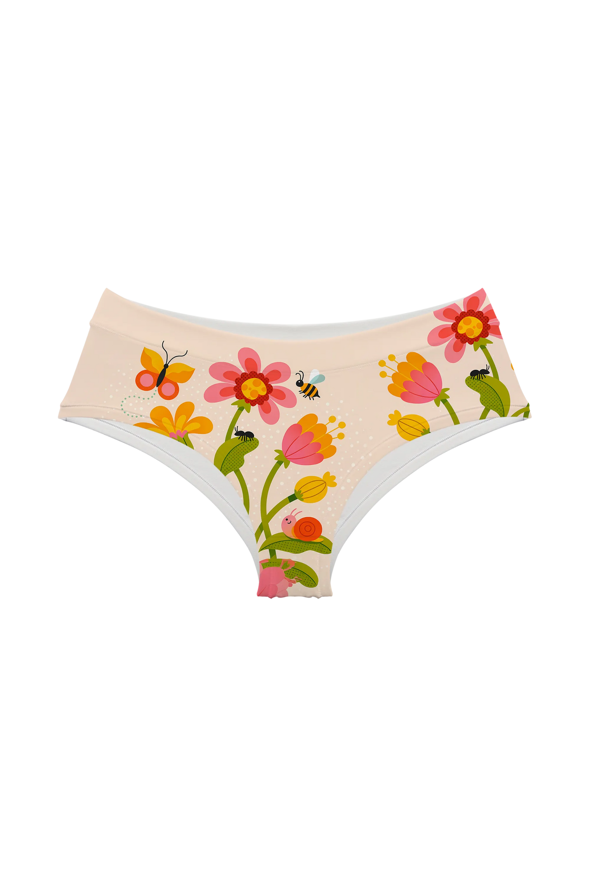 Buzzing Garden Blooms hipster, front view