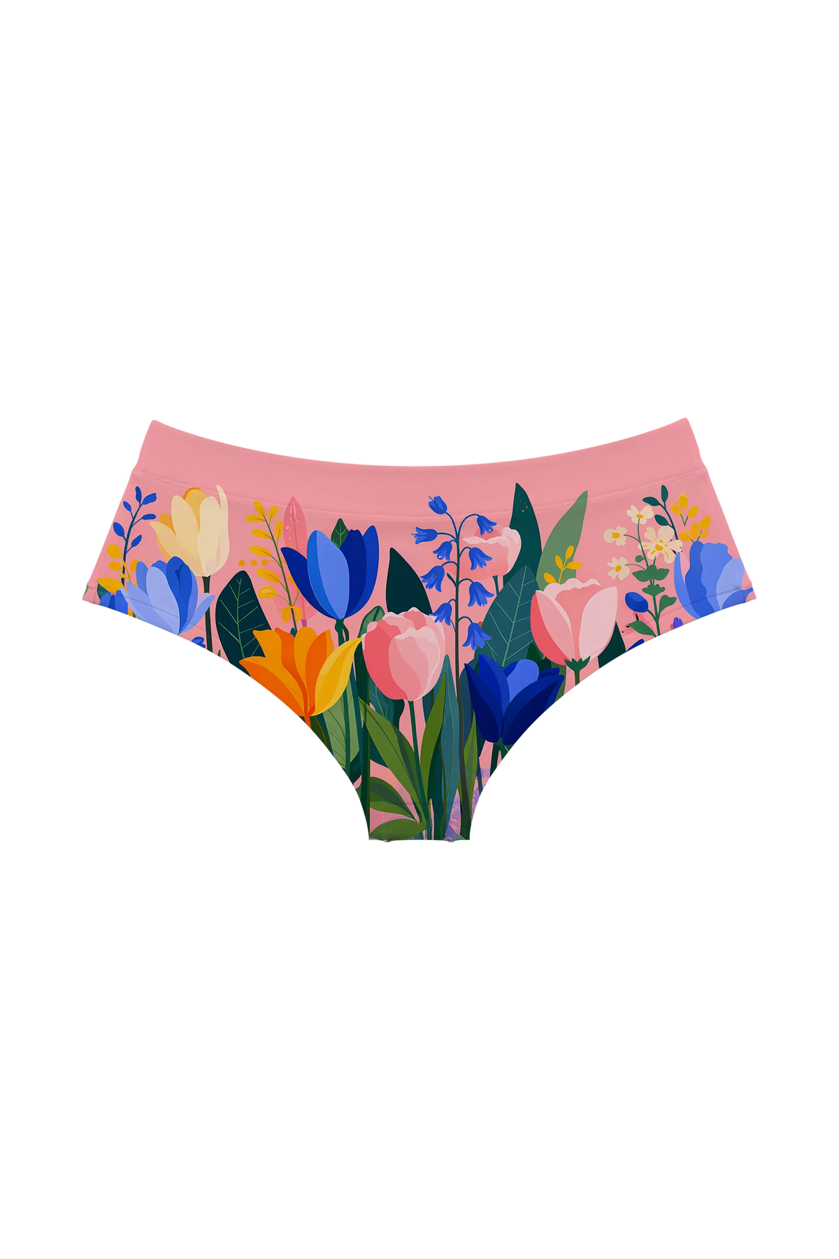 Tulip Garden Pink hipster, back view