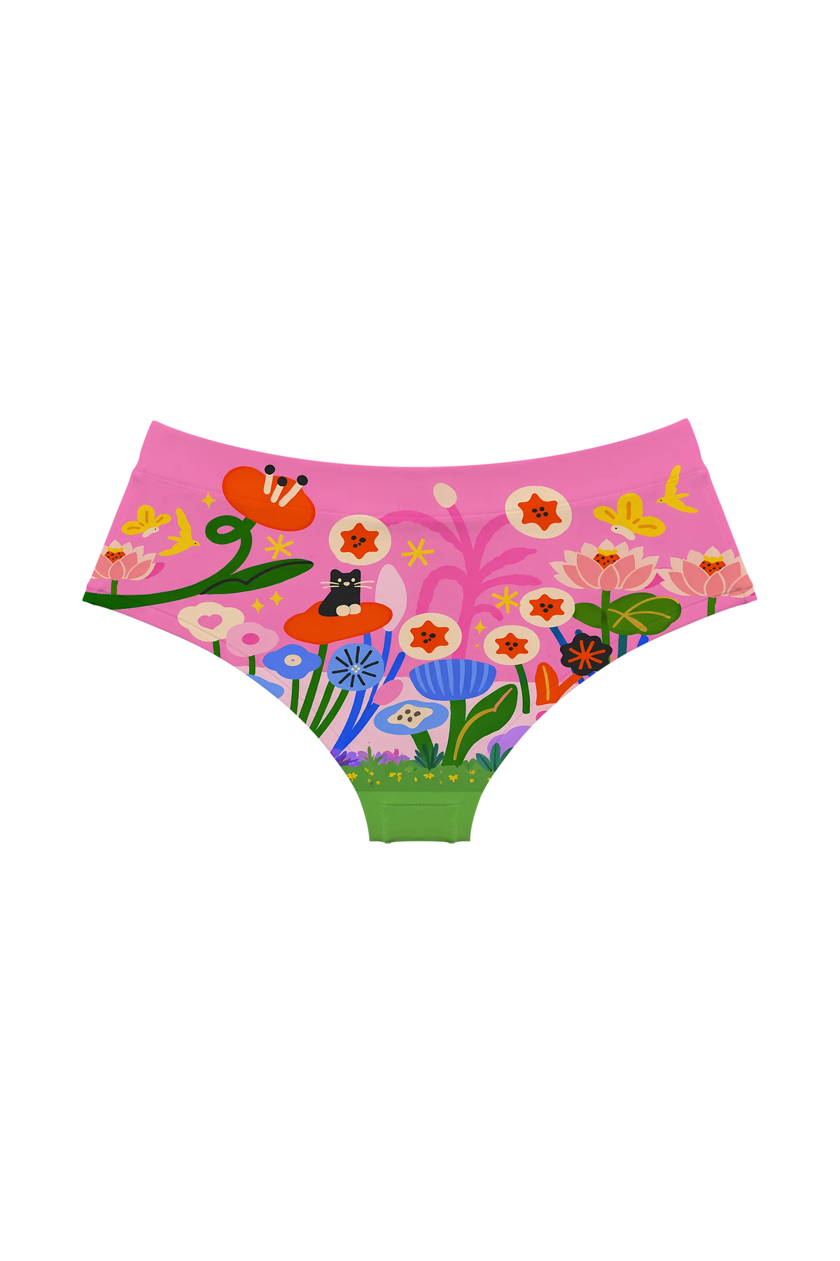 Candy Pink Garden hipster, back view