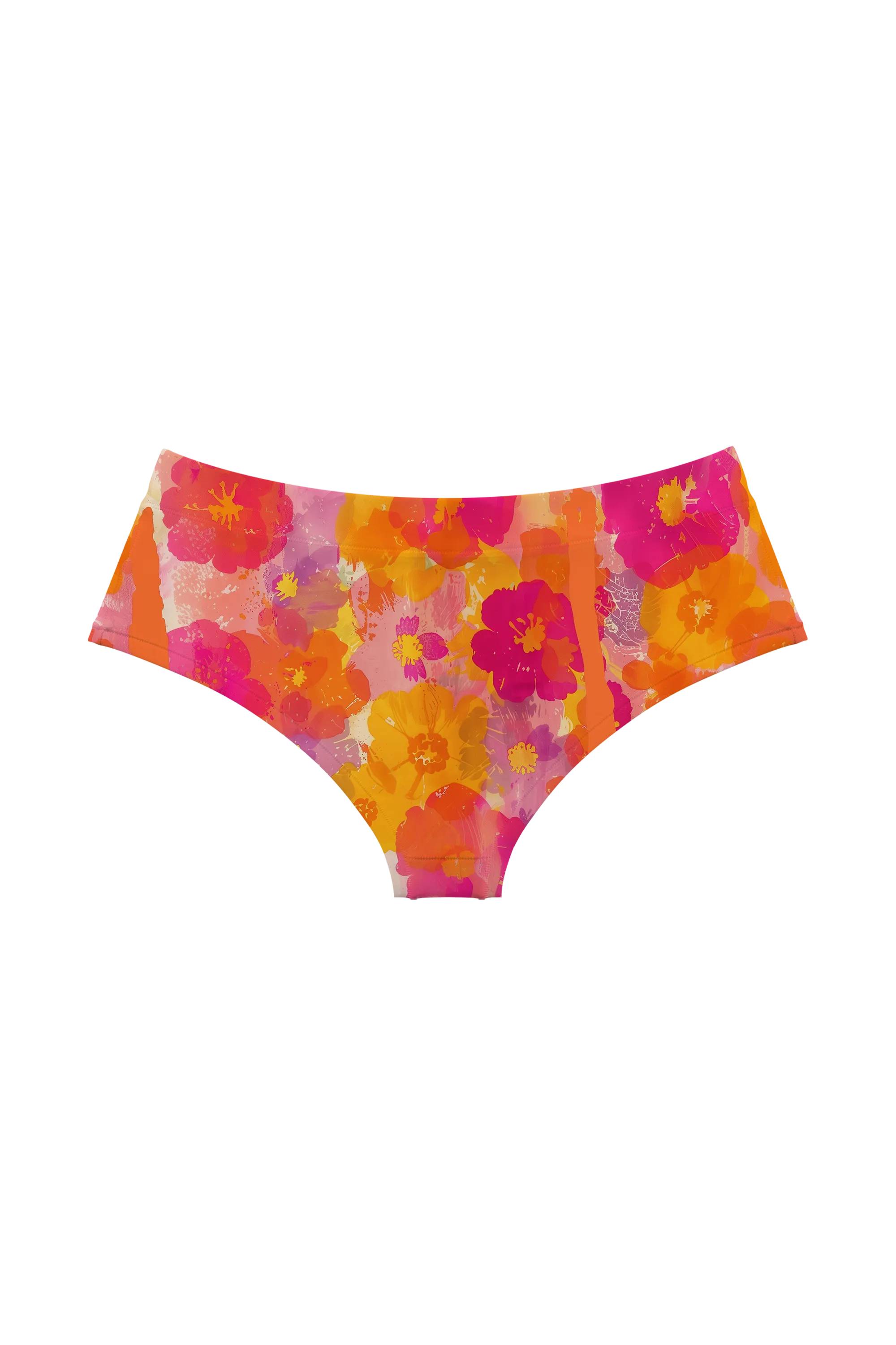 Painted Poppy Splash hipster, back view