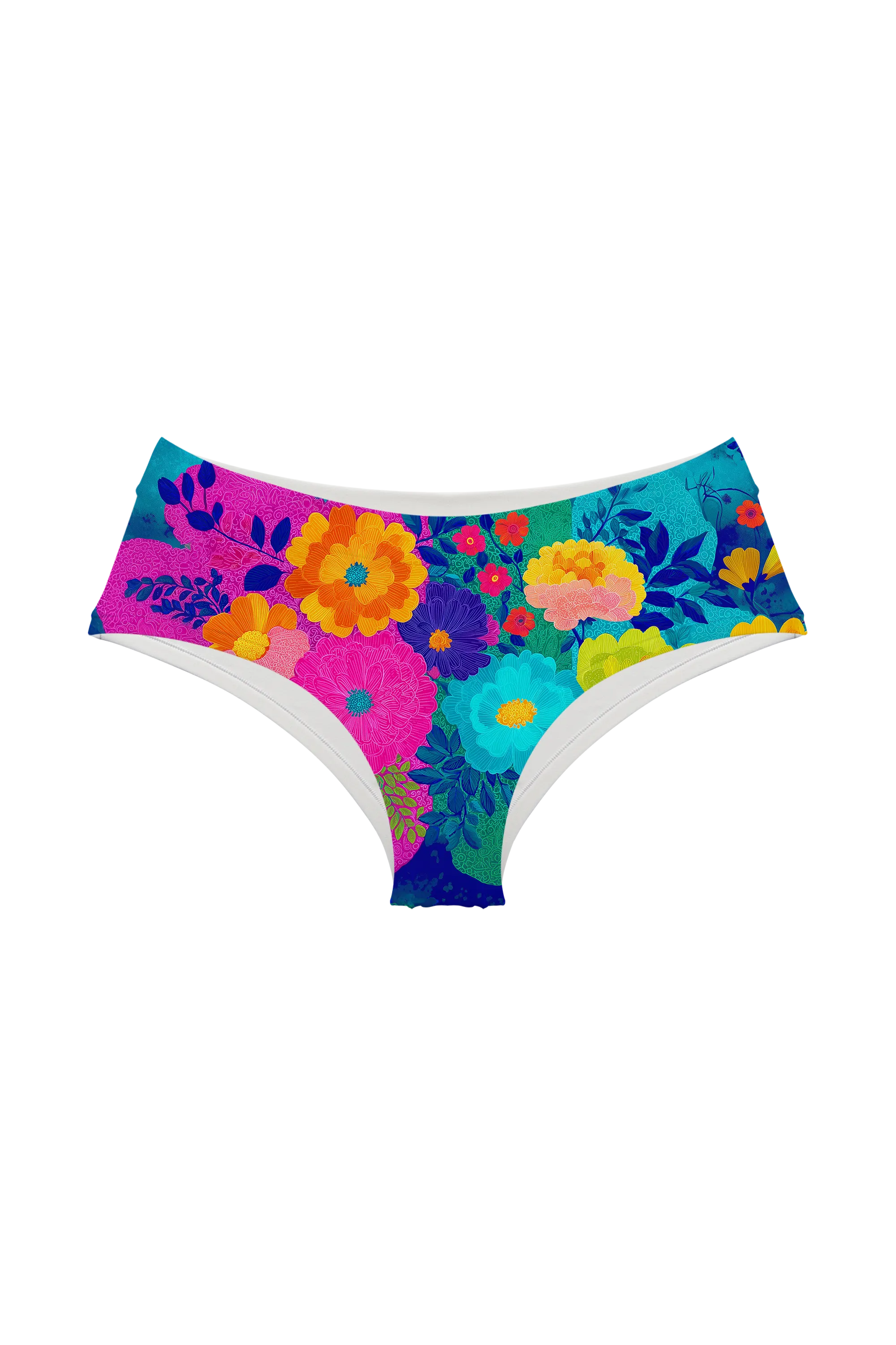 Neon Jungle Bloom hipster, front view