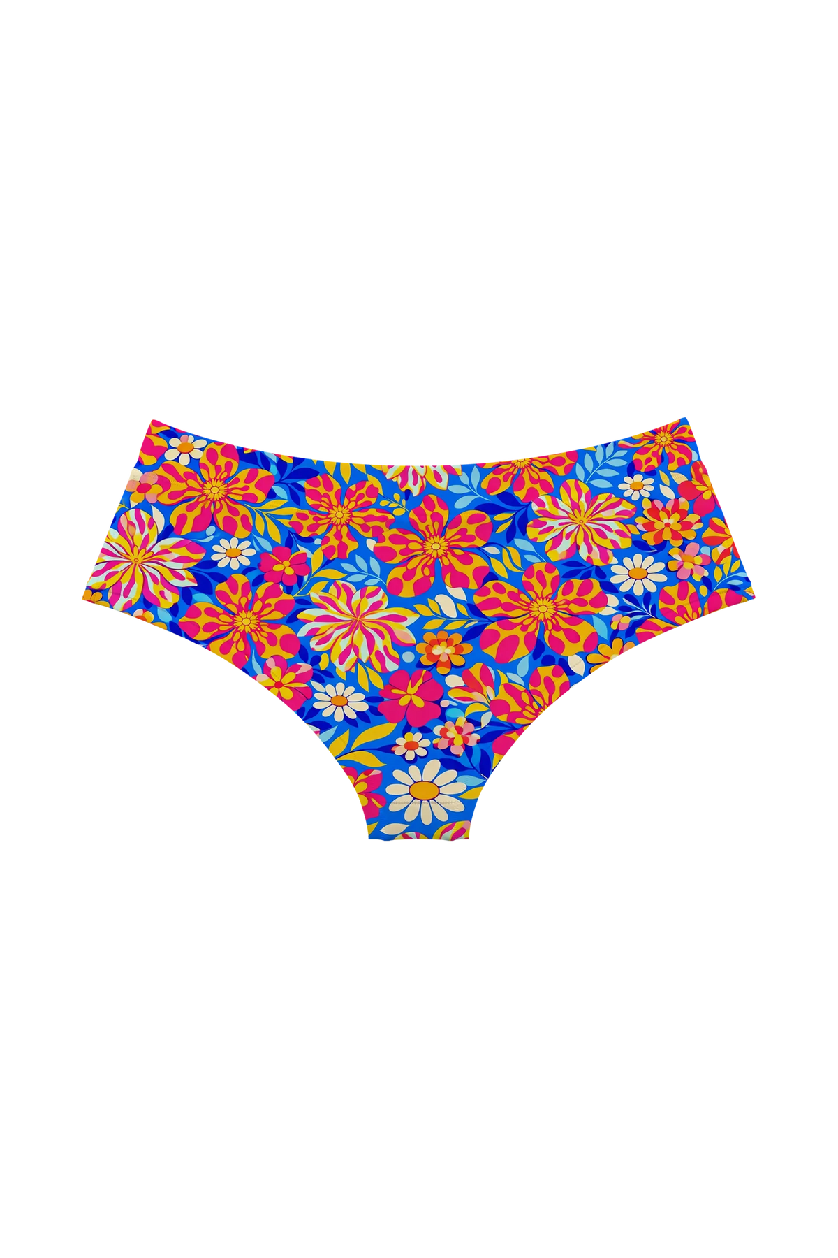 Ditsy Bloom Blue hipster, back view