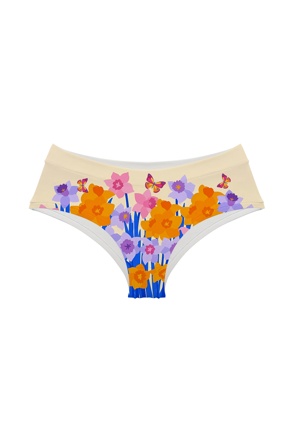 Pastel Daffodil Field hipster, front view