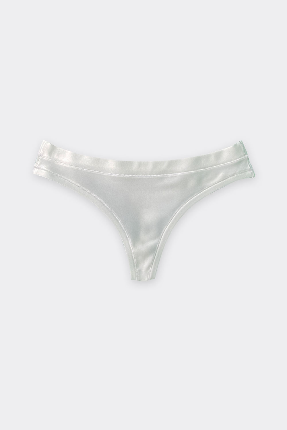 White Thong Tencel Underwear