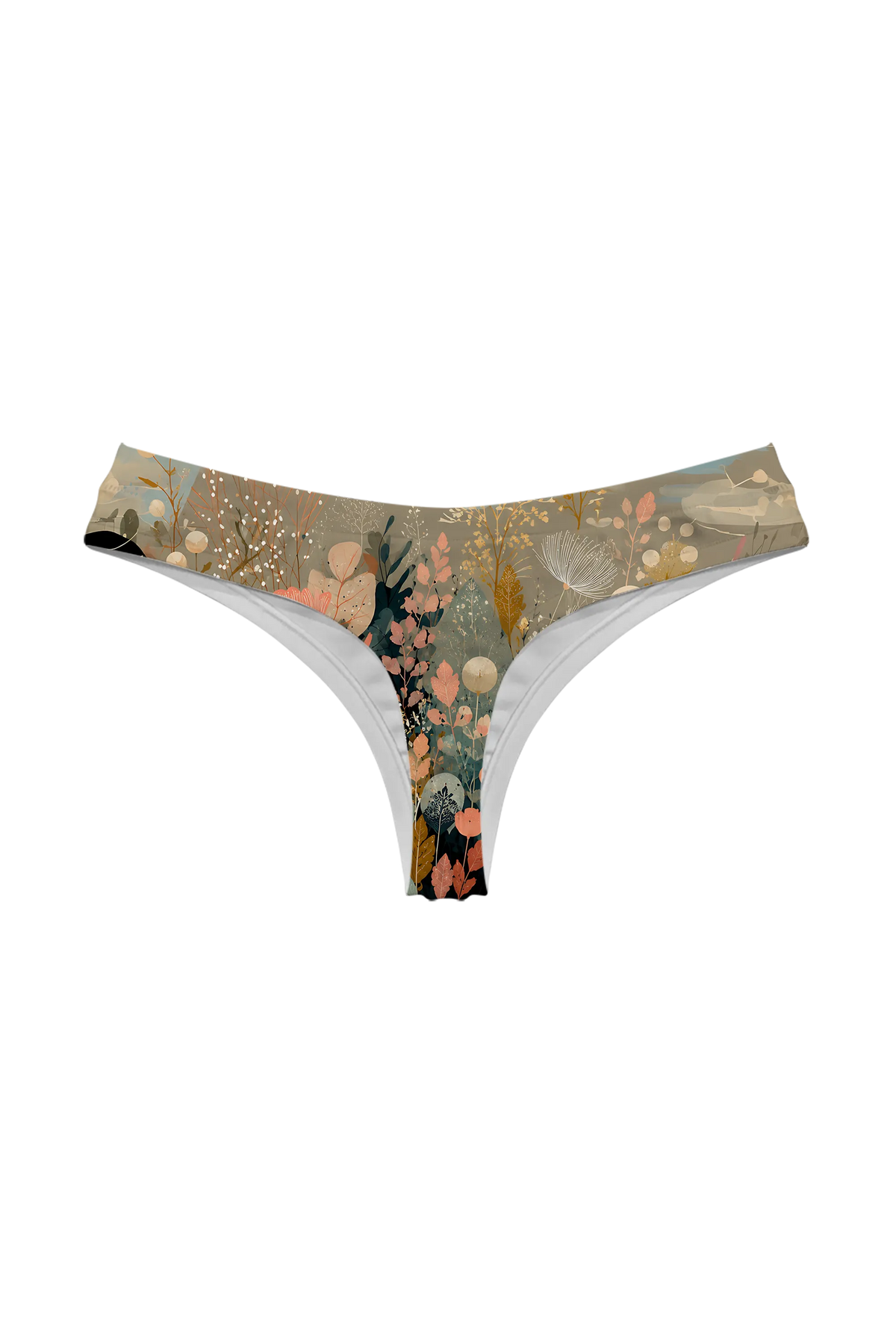 Mountain Meadow Cat thong, back view