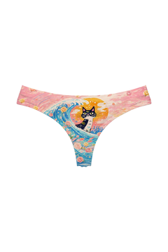 Thong - Ocean Wave Cat