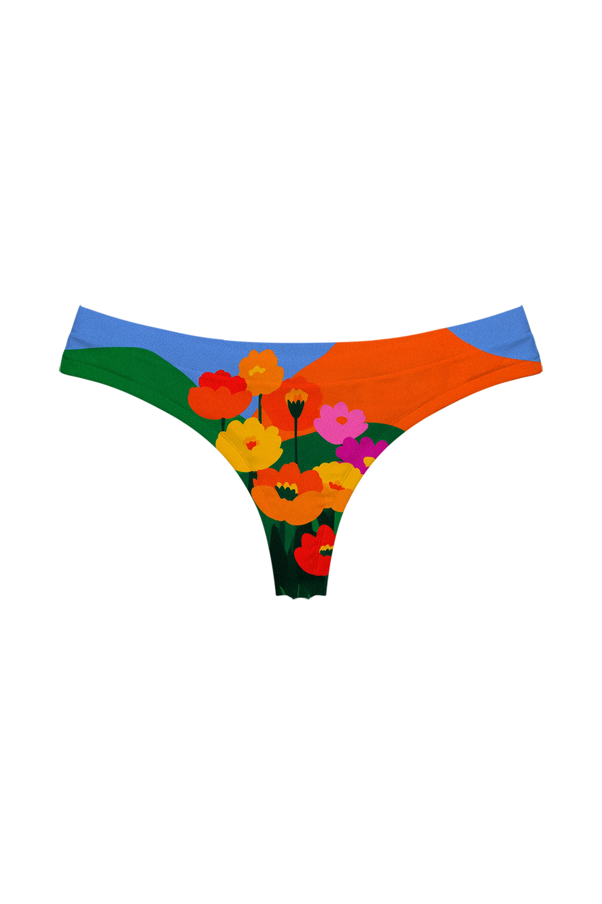 Poppy Hills thong, front view