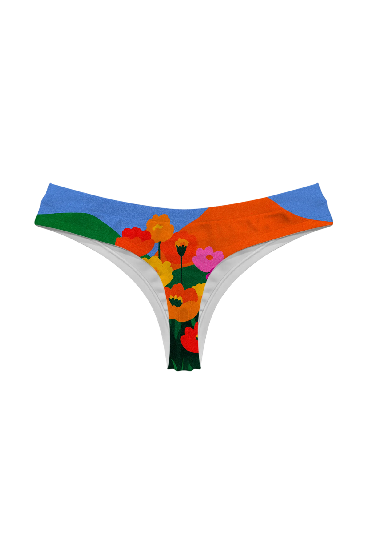 Poppy Hills thong, back view