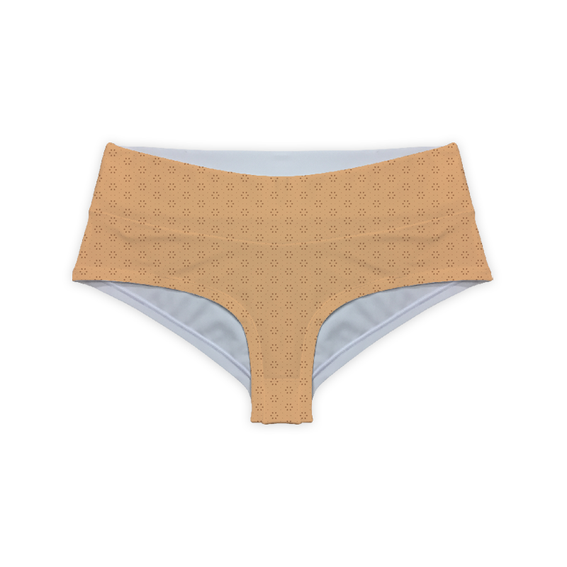 Cream Comfort Boy Shorts-Style Bottom skintone